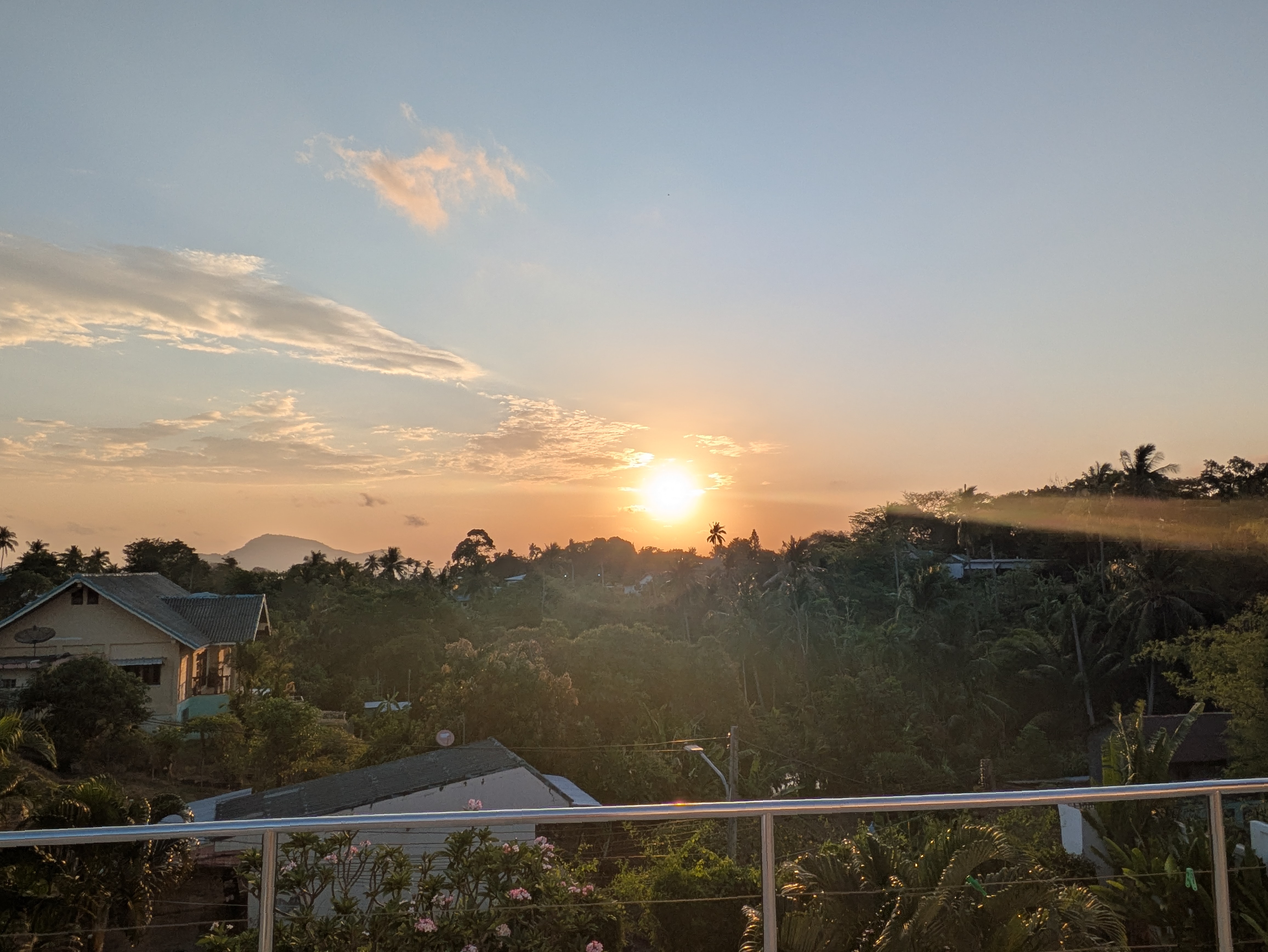 Impact of natural light on health is so profund. This is a sunset in Thailand.